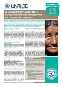 A Global Policy Laboratory: Reforming Pensions in Developing and Transition Countries (Research and Policy Brief)